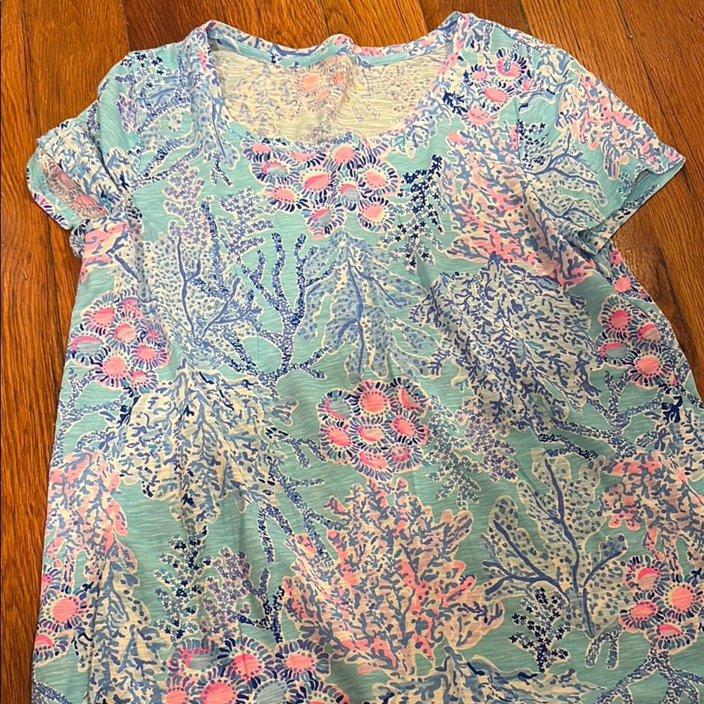 Lilly Pulitzer Pastel Floral Top